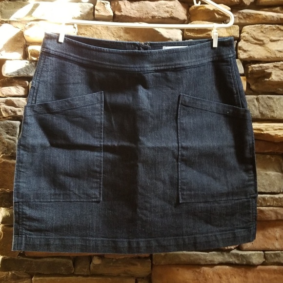 Loft patch pocket denim mini skirt - Picture 5 of 5